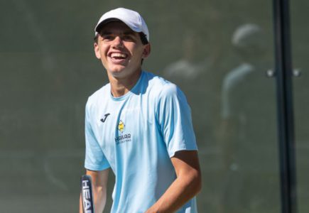 Jugador del Nestea Padel Tour